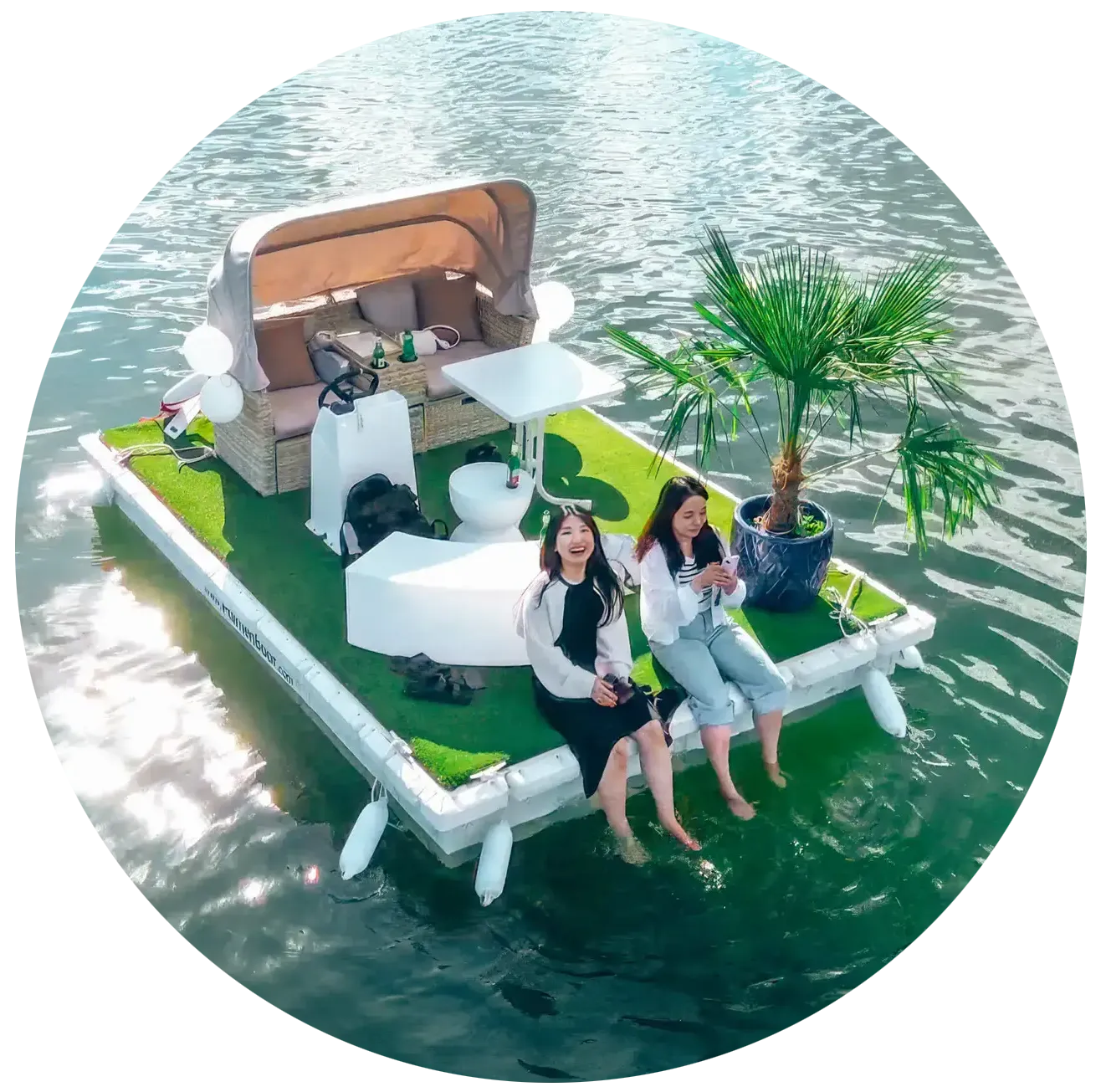 palmenboot-circle